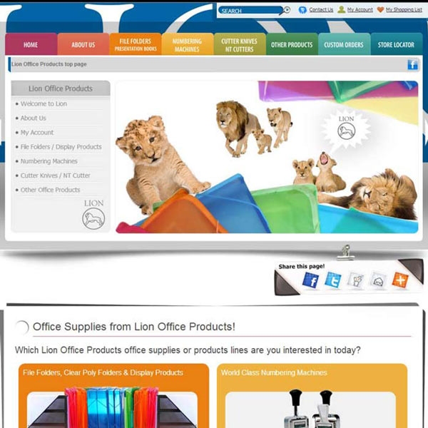 Lion Responsive Website